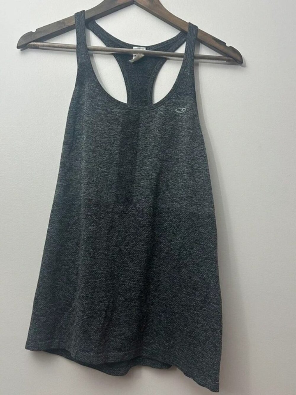 Heather Charcoal Racerback Athletic Tank Top Women’s L